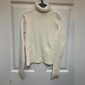 Zara Cream Ribbed Knit Sweater 11-12 Yrs